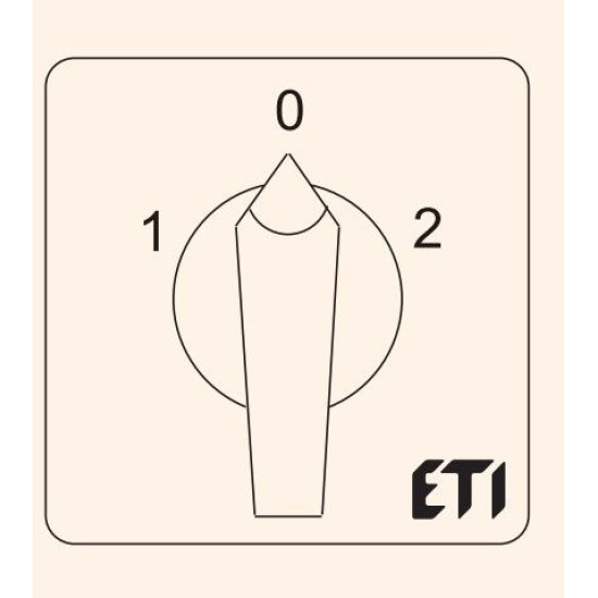 Кулачковий перемикач ETI 004773106 CS 32 51 U (1p «1-0-2» 32A)