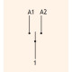 Кулачковий перемикач ETI 004773106 CS 32 51 U (1p «1-0-2» 32A)