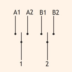 Кулачковий перемикач ETI 004773112 CS 16 52 U (2p «1-0-2» 16A)