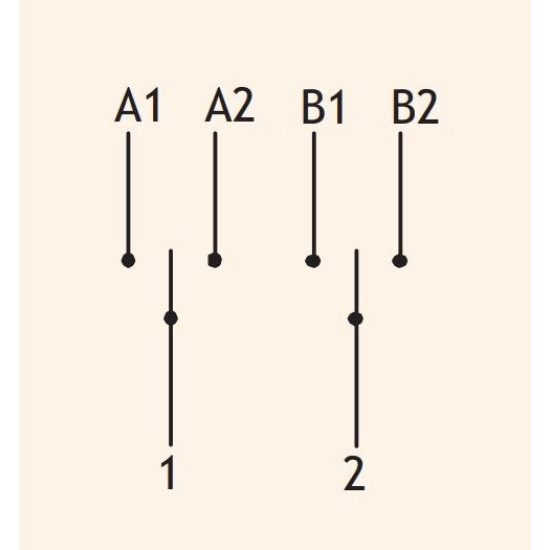 Кулачковий перемикач ETI 004773112 CS 16 52 U (2p «1-0-2» 16A)