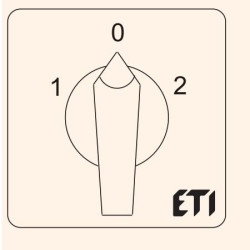 Кулачковий перемикач ETI 004773122 CS 32 53 U (3p «1-0-2» 32A)