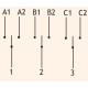 Кулачковий перемикач ETI 004773124 CS 63 53 U (3p «1-0-2» 63A)