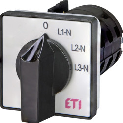Кулачковий перемикач ETI 004773094 CS 25 67 U (фазної напруги 25A)