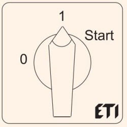 Кулачковий перемикач ETI 004773129 CS 32 15 U («0-1-Start» 32A)