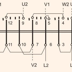 Кулачковий перемикач ETI 004773138 CS 100 12 U («OY-Δ» 100А)