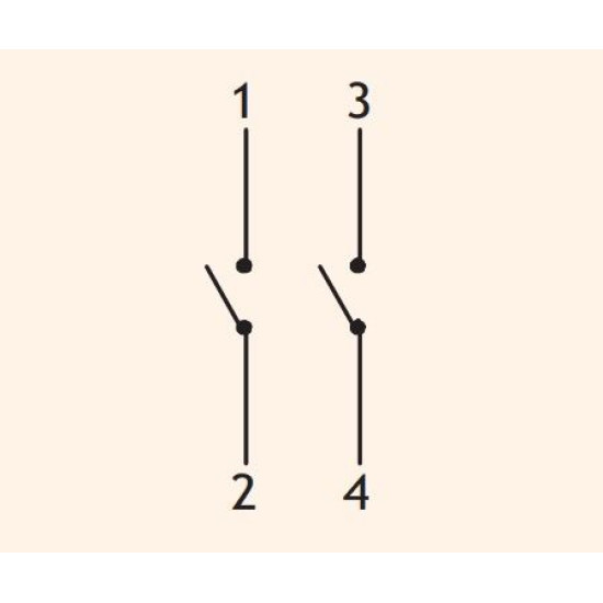 Кулачковий перемикач у корпусі ETI 004773160 CS 25 91 PN (2p "0-1" IP65 25A)