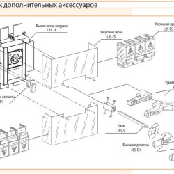 Вимикач навантаження ETI 004661454 LBS 3P 800 (1-0 800А)