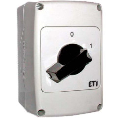 Кулачковий перемикач у корпусі ETI 004773157 CS 40 90 PNG (1p "0-1" IP65 40A)