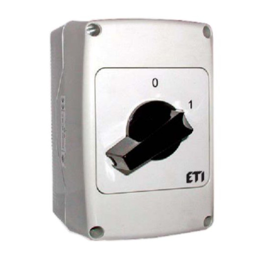 Кулачковий перемикач у корпусі ETI 004773157 CS 40 90 PNG (1p "0-1" IP65 40A)
