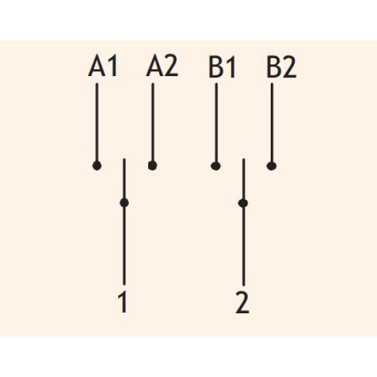 Кулачковий перемикач у корпусі ETI 004773192 CS 25 52 PN (2p «1-0-2» IP65 25A)