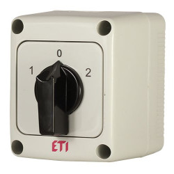 Кулачковий перемикач у корпусі ETI 004773186 CS 16 51 PN (1p «1-0-2» IP65 16A)