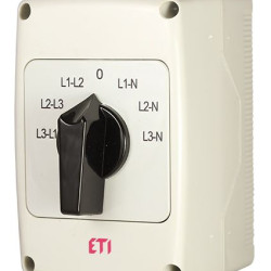 Кулачковий перемикач у корпусі ETI 004773203 CS 32 66 PNG (фазної/лінійної напруги IP65 32A)