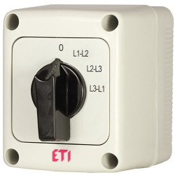 Кулачковий перемикач у корпусі ETI 004773205 CS 16 67 PN (фазної напруги IP65 16A)