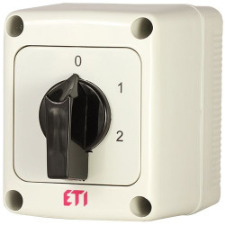 Кулачковий перемикач у корпусі ETI 004773213 CS 25 135 PN (3p «0-1-2» IP65 25A)