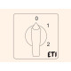 Кулачковий перемикач у корпусі ETI 004773215 CS 40 135 PN2 (3p «0-1-2» IP65 40A)