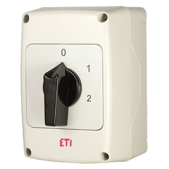 Кулачковий перемикач у корпусі ETI 004773214 CS 32 135 PNG (3p «0-1-2» IP65 32A)