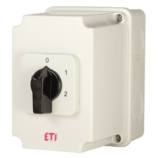 Кулачковий перемикач у корпусі ETI 004773215 CS 40 135 PN2 (3p «0-1-2» IP65 40A)