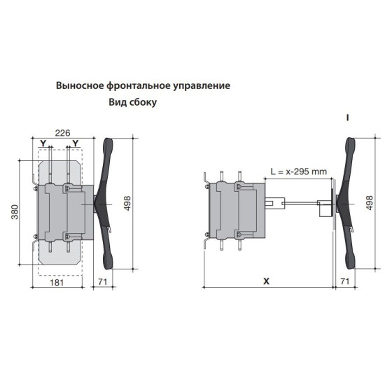 Вимикач навантаження ETI 004661469 LBS 4P 3200 («1-0» 3200А)