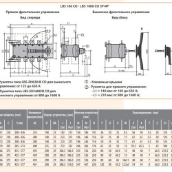 Перемикач навантаження ETI 004661552 LBS CO 3P 400 («1-0-2» 400А)