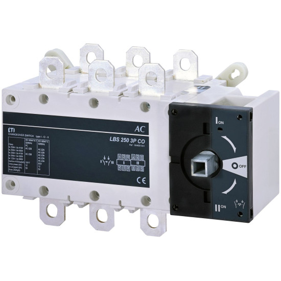 Перемикач навантаження ETI 004661551 LBS CO 3P 250 («1-0-2» 250А)