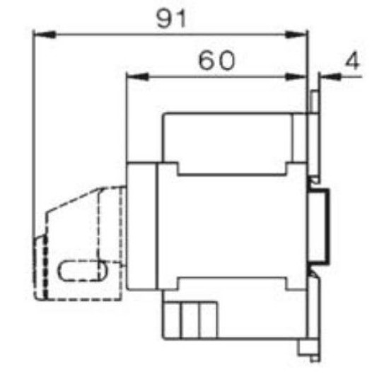 Вимикач навантаження ETI 004660064 LS 25 SMA A4 4р "1-0" 25A 1000V DC
