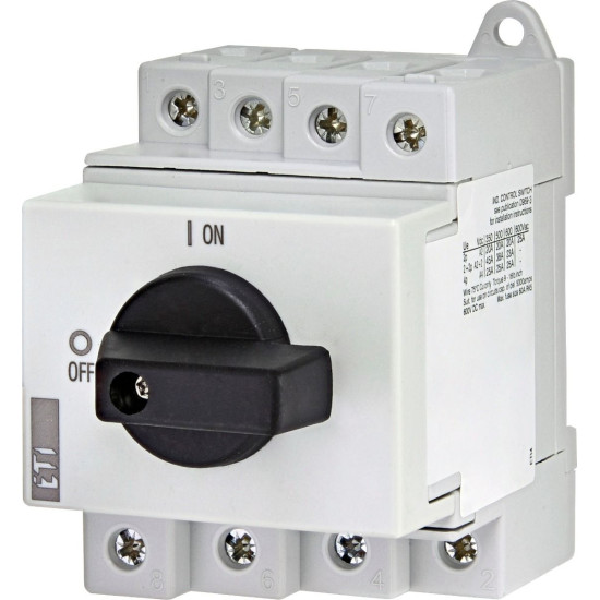 Вимикач навантаження ETI 004660064 LS 25 SMA A4 4р "1-0" 25A 1000V DC