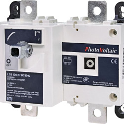 Вимикач навантаження ETI 004661853 LBS 100 2P DC1000 («1-0» 100A 1000V DC)