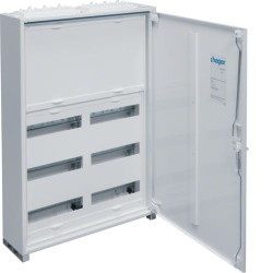 Щит Hager FWB52N Univers IP44/II 800x550x161мм 72 М із блоком для клем