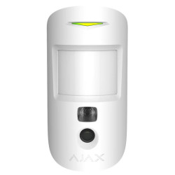 Бездротовий датчик руху Ajax 15711 MotionCam з фотофіксацією (білий)