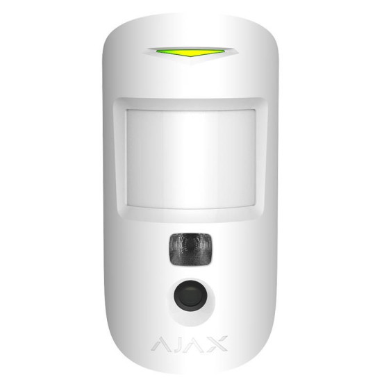 Бездротовий датчик руху Ajax 15711 MotionCam з фотофіксацією (білий)