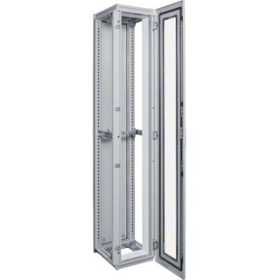 Секційна шафа Hager FG21KD Univers IP54/I 1900x350x600мм прозорі двері (сіра)
