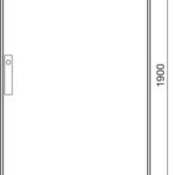 Секційна шафа Hager FG22WD Univers IP54/I 1900x600x400мм непрозорі двері (сіра)