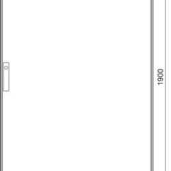 Секційна шафа Hager FG23LD Univers IP54/I 1900x850x400мм прозорі двері (сіра)