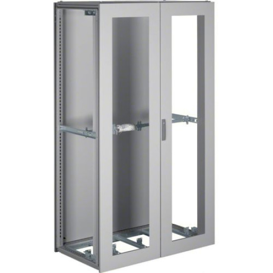 Секційна шафа Hager FG24KD Univers IP54/I 1900x1100x600мм прозорі двері (сіра)