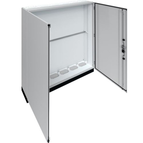 Підлоговий щит Hager FR26S1 Univers IP55/II 1850x1550x275мм із цоколем h=100мм