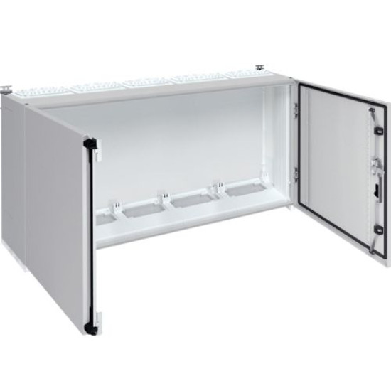 П'ятисекційна шафа Hager FR45S Univers IP55/II 650x1300x275мм (сірий)