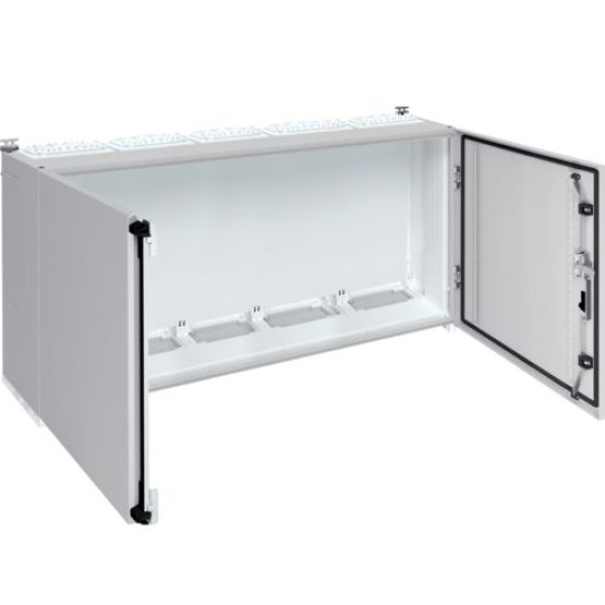 П'ятисекційна шафа Hager FR55S Univers IP55/II 800x1300x275мм (сірий)