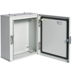 Металевий бокс Hager FL104A Orion Plus IP65 непрозорі двері 350x300x160мм