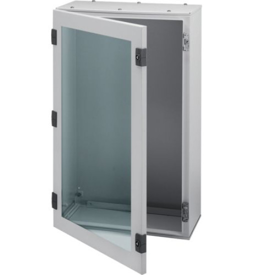 Металевий бокс Hager FL155A Orion Plus IP65 прозорі двері 350x300x200мм