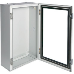 Металевий бокс Hager FL167A Orion Plus IP65 прозорі двері 650X400X200мм