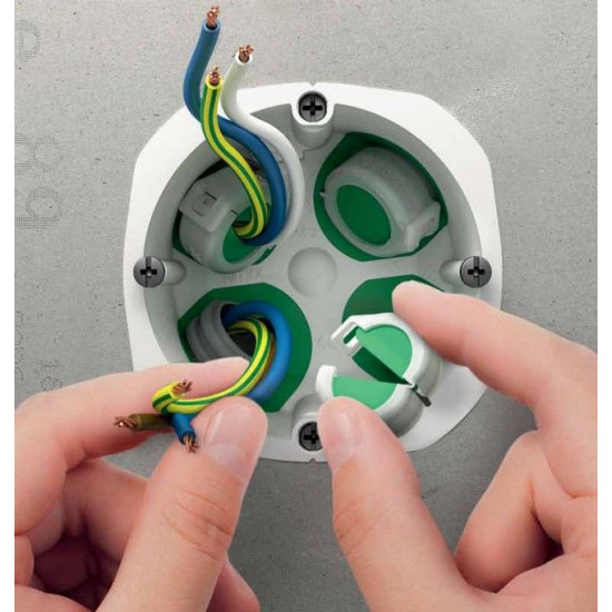 Заглушка для гнучких труб у підрозетник Schneider Electric Multifix Air D20 (imt35036)