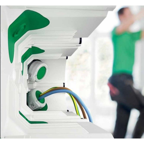 Заглушка для гнучких труб у підрозетник Schneider Electric Multifix Air D25 (imt35037)