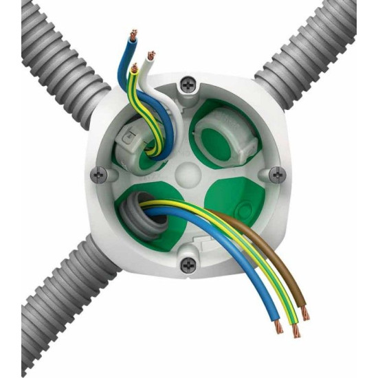 Заглушка для гнучких труб у підрозетник Schneider Electric Multifix Air D25 (imt35037)
