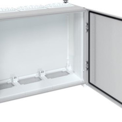 Трисекційна шафа Hager FR43S Univers IP55/II 650x800x275мм (сірий)
