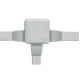 Перехідна розподільна коробка Legrand 92012 (80х80х45) IP55