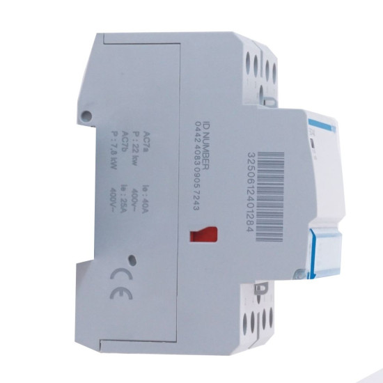 Безшумний контактор 40A ESC440 (4НО, 230В) 3м Hager