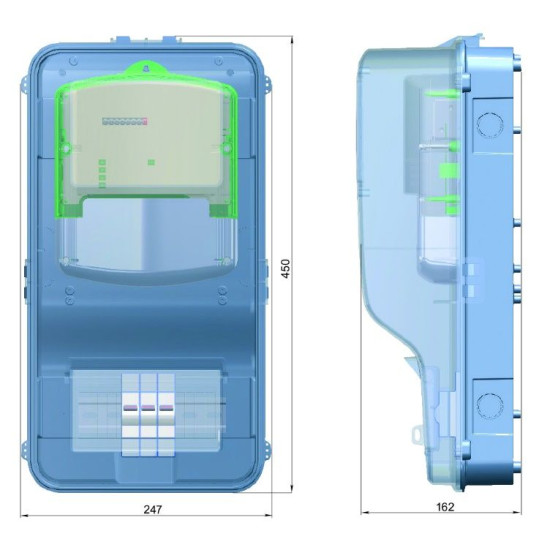 Ящик розподільчий NIK DOT 3; IP54