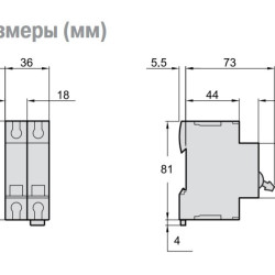 Автоматичний вимикач Shneider Electric A9N61526 500В DC 6А