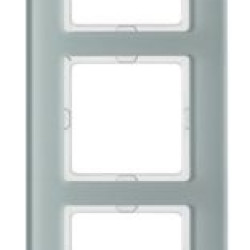П'ятимісна рамка Berker Q.7 10156079 (скло/полярна білизна)