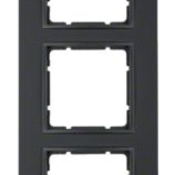 П'ятимісна пластикова рамка Berker B.7 10156626 (антрацит)